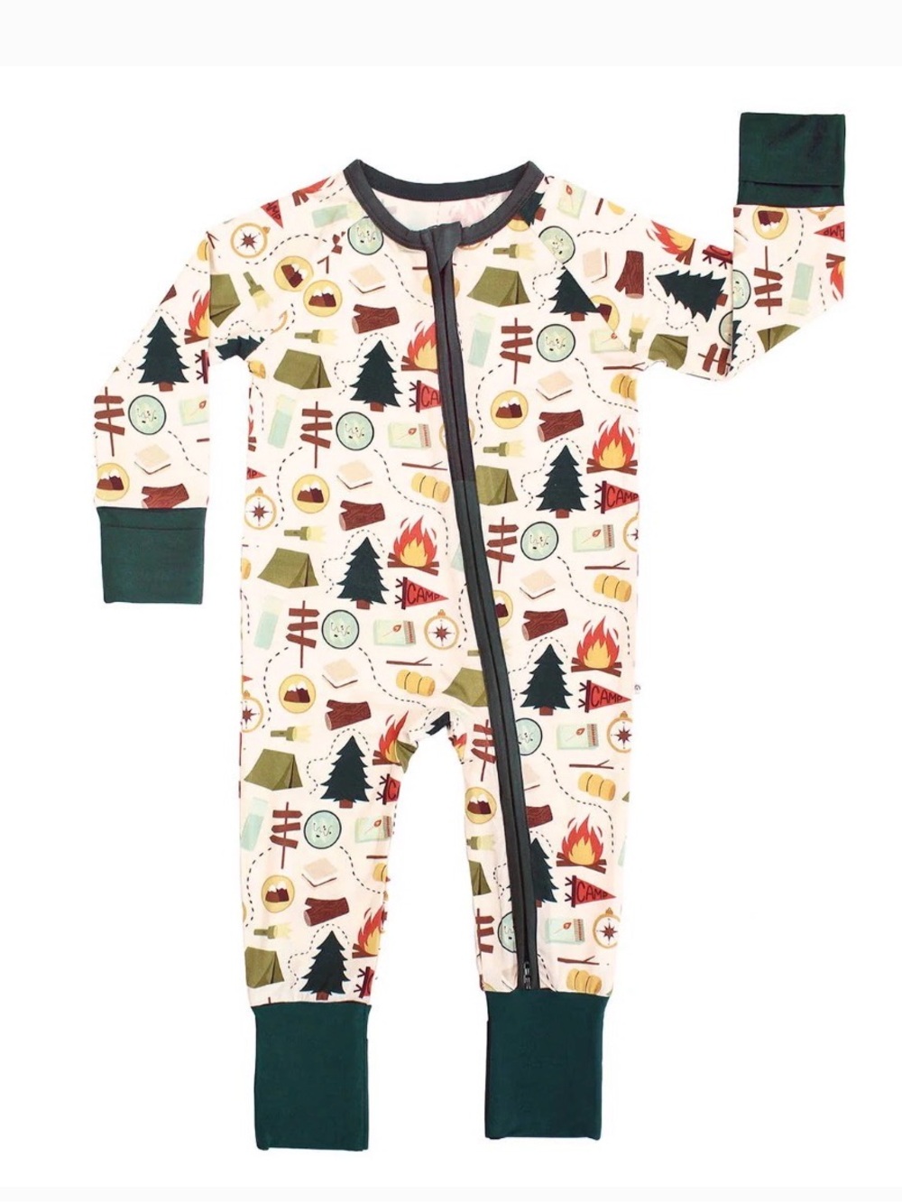 Camp Emerson Bamboo Convertible Baby Pajamas